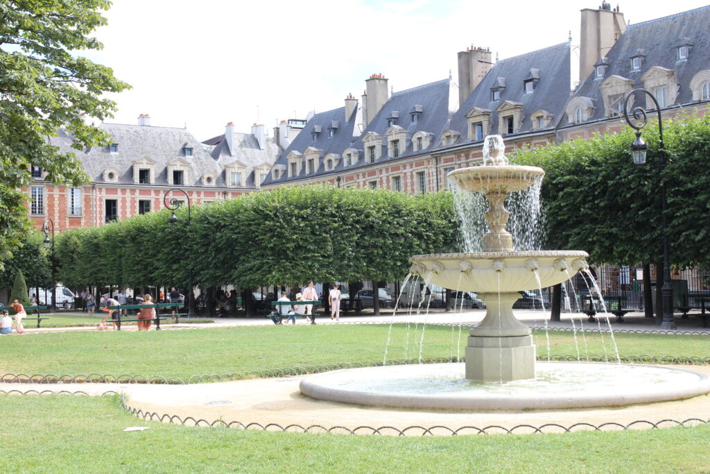 Fontaine parc paris