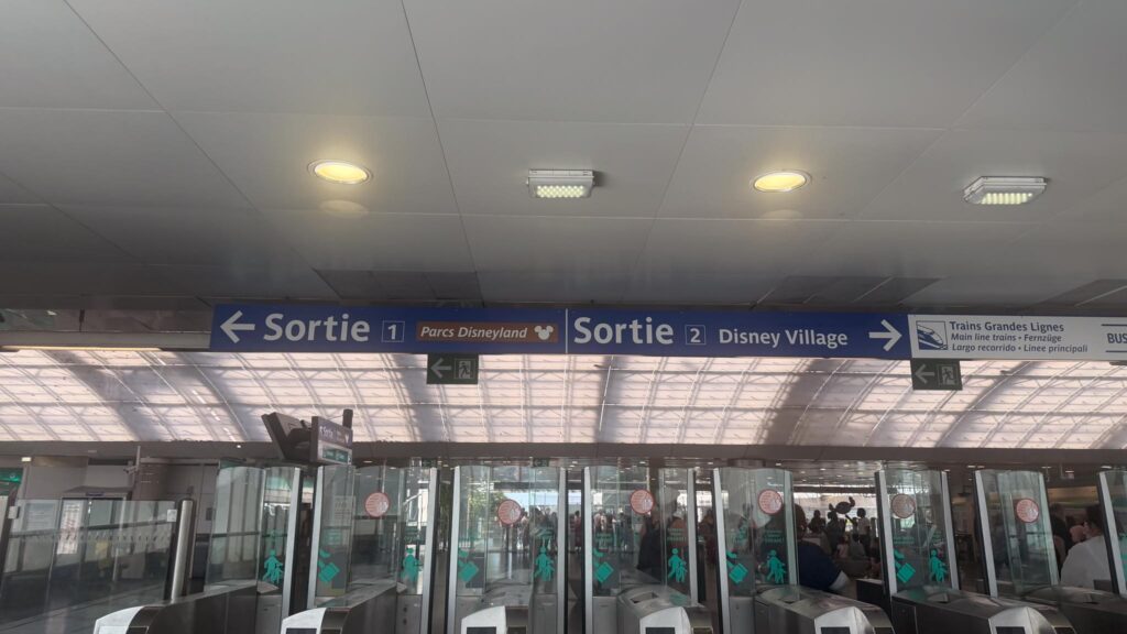 Savoir ou se diriger pour aller au disney village