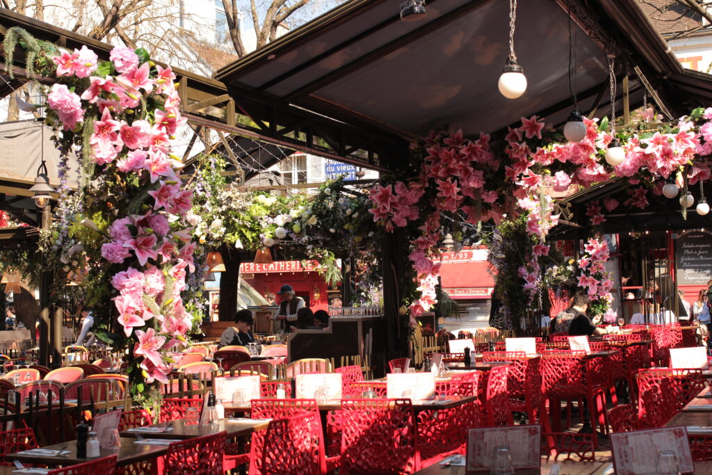 Les terrasses très colorées à Paris
