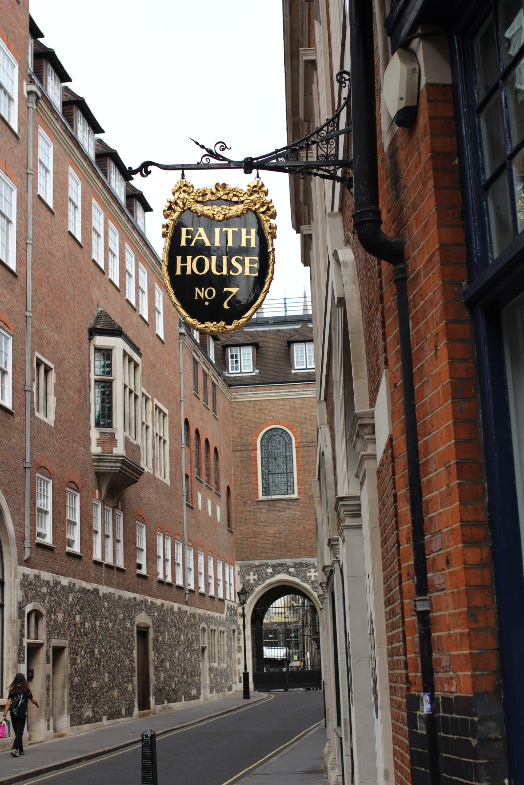 pub sign in a street
