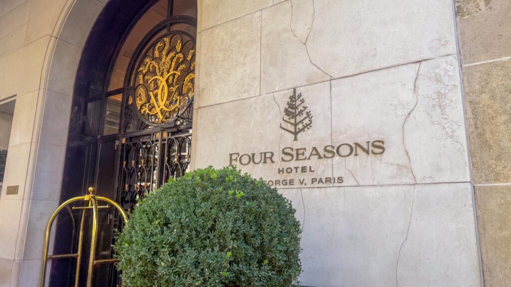 Hôtel four season à Paris George V